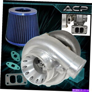 Turbo Charger T70�^�[�{�[�d��f���A���|�[�g�A�b�v�O���[�hT3�t�����W�n�C�G�A�t�B���^�[�u���[ T70 Turbo Charger Dual Port Upgrade T3 Flange High Air Filter Blue�y���s�A���i�z