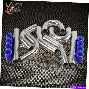 Turbo Charger ���j�o�[�T���^�[�{�u�[�X�g�C���^�[�N�[���[�p�C�v�L�b�g3 "76mm 8�s�[�X8PCS�����p�C�s���OBL UNIVERSAL TURBO BOOST INTERCOOLER PIPE KIT 3" 76MM 8 PIECE 8PCS ALLOY PIPING BL