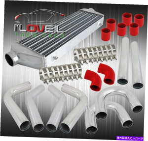 Turbo Charger 2.5 "^[{[dFMICC^[N[[zUpCvLbgT{gNvJv[bh 2.5" Turbo Charger Fmic Intercooler Piping U-Pipe Kit T-Bolt Clamps Coupler Red