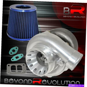 Turbo Charger T70 T3 .70 A/R ANTI SURGE TURBO TURBOCHARGER T3 FLANGE HIGH FLOW AIR FILTER BLUE T70 T3 .70 A/R Anti-Surge Turbo Turbocharger T3 Flange High Flow Air Filter Blue�y���s�A���i�z