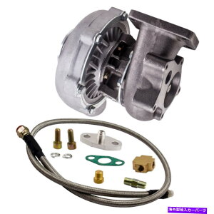 Turbo Charger T04E T3/T4 .63 A/R 57�g�����^�[�{/�^�[�{�`���[�W400+HP�u�[�X�g�X�e�[�WIII+�I�C�����C�� T04E T3/T4 .63 A/R 57 TRIM TURBO/TURBOCHARGER 400+HP BOOST STAGE III+Oil line�y���s�A���i�z