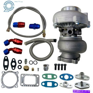 Turbo Charger ^[{[d+ICC^[CGT30 GT3076R GT3037 T3 FLANGE 500HP 0.6 A/R Turbo Charger+Oil In & Return Line GT30 GT3076R GT3037 T3 Flange 500HP 0.6 A/R