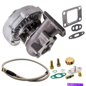 Turbo Charger T04E T3/T4 A/R 57jo[T^[{44RvbT[Xe[W3ICp+ICtB[hC T04E T3/T4 A/R 57 Universal Turbo 44 Compressor Stage 3 Oil Cooled+Oil Feed Line