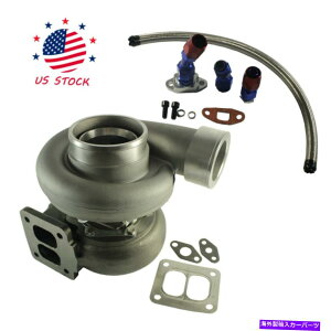 Turbo Charger ^[{HP T66/T4 3.5 "Voh1.05 A/R 92g[d+hC+ICtB[hGT45 600 TURBO HP T66/T4 3.5"V-BAND 1.05 A/R 92 TRIM CHARGER+DRAIN LINE+OIL FEED GT45 600