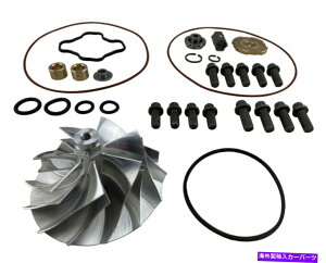Turbo Charger F250 F350 E350 GTP38�r���b�g�R���v���b�T�[�z�C�[��TP38 7.3�^�[�{�A�b�v�O���[�h�C�� FITS F250 F350 E350 GTP38 Billet Compressor Wheel TP38 7.3 Turbo Upgrade Repair�y���s�A���i�z