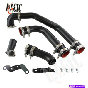 Turbo Charger 08-15�̃C���^�[�N�[���[�z��Mitsubishi Lancer Evolution EVO X 2.0L 4B11 CZ4A BK Intercooler Piping For 08-15 Mitsubishi Lancer Evolution EVO X 2.0L 4B11 CZ4A BK�y���s�A���i�z