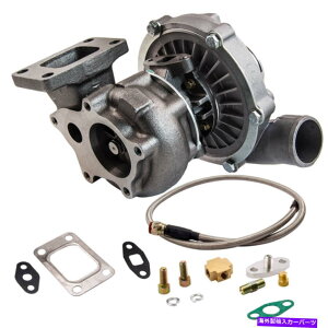 Turbo Charger T04E T3/T4 A/R.63 57g5{g400+HPjo[T^[{[d+ICtB[hC T04E T3/T4 A/R.63 57 TRIM 5-Bolt 400+HP Universal Turbo Charger+Oil Feed Line