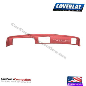 Dashboard Cover �J�o�[���C - �G���J�~�m�̂��߂�18-655-RD�̊O���X�s�[�J�[�t���Ԃ��{�[�h�J�o�[�J�o�[ Coverlay - Dash Board Cover Red w/Outside Speakers 18-655-RD For El Camino�y���s�A���i�z