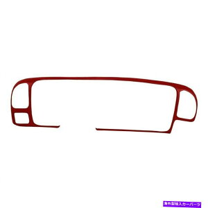 Dashboard Cover �J�o�[���C18-798IC 97-00�V�{���[GMC�g���b�N�̐Ԃ��C���X�g�������g�p�l���J�o�[ Coverlay 18-798IC Red Instrument Panel Cover For 97-00 Chevy GMC Trucks�y���s�A���i�z