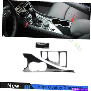 Dashboard Cover �C���t�B�j�e�BQ50 Q60 2014-23�J�[�{���t�@�C�o�[�Z���g�����R���\�[���M�A�V�t�g�J�o�[�g���� For Infiniti Q50 Q60 2014-23 carbon fiber Central Console Gear Shift Cover Trim�y���s�A���i�z