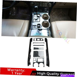 Dashboard Cover �g���^�n�C�����_�[2008-2013�u���b�N�E�b�h�~�h���R���\�[���M�A�V�t�g�p�l���g���� For Toyota Highlander 2008-2013 Black Wood Middle Console Gear Shift Panel Trim�y���s�A���i�z