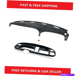 Dashboard Cover 98-02�_�b�W�����s�b�N�A�b�v�̂��߂̒ʋC�E�t���I�[�o�[���C�I�[�o�[���C�̐V�����_�b�V���x�[���ƃ_�b�V���{�[�h�J�o�[ New Dash Bezel & Dashboard Cover Overlay w/ Vents For 98-02 Dodge Ram Pi