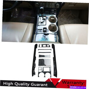 Dashboard Cover �g���^�n�C�����_�[2008-2013�u���b�N�E�b�h�Z���g�����R���\�[���M�A�V�t�g�p�l���g���� For Toyota Highlander 2008-2013 Black Wood Central Console Gear Shift Panel Trim�y���s�A���i�z