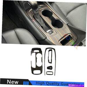 Dashboard Cover �V�{���[2016-2021�}���u�؍ލ����Z���g�����R���\�[���M�A�V�t�g�J�o�[�g�����p For Chevrolet 2016-2021 Malibu Wood Grain Central Console Gear Shift Cover Trim�y���s�A���i�z