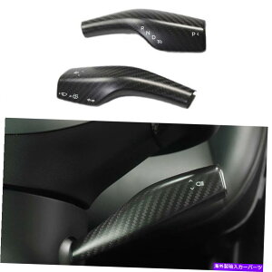 Dashboard Cover }bgJ[{t@Co[Cp[MAVtgo[Jo[eXf3 2017-2021 Matt Carbon Fiber Wiper Gear Shift Lever Cover Trim For Tesla Model 3 2017-2021