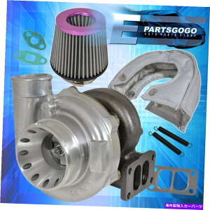 Turbo Charger T70ICp^[{[dT[WT3 +GAtB^[ +q[gV[hp[vVo[ T70 Oil Cooled Turbo Charger Surge T3 + Air Filter + Heat Shield Purple Silver
