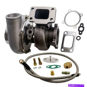 Turbo Charger GT35 GT3582���j�o�[�T���^�[�{T3 4�{���g�t�����W +1000mm�I�C���t�B�[�h�C�����b�g���C�� Gt35 Gt3582 Universal Turbo T3 4 Bolts Flange +1000mm Oil Feed Inlet Line�y���s�A���i�z