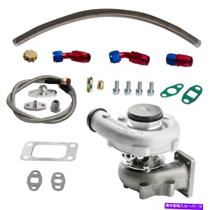 Turbo Charger T04E T3/T4 .63 A/R 57�g�����^�[�{�R���v���b�T�[�X�e�[�WIII+�I�C���t�B�[�h�����^�[�����C���L�b�g T04E T3/T4 .63 A/R 57 TRIM TURBO COMPRESSOR STAGE III+OIL FEED&RETURN LINE KIT�y���s�A���i�z
