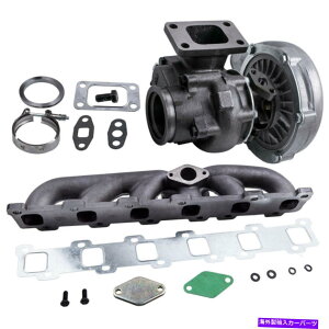 Turbo Charger Ypg[Tt@GU GQ Y60 4.2L TD42pICp^[{ +}jz[hLbg Oil Cooled Turbo + Manifold Kit for Nissan Patrol Safari GU GQ Y60 4.2L TD42