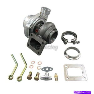 Turbo Charger jo[TGT35 T4^[{[dA`X[500+ HP .68 A/R + 3 "XeXVoh Universal GT35 T4 Turbo Charger Anti-Surge 500+ HP .68 A/R + 3" Stainless V-Band
