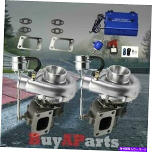 Turbo Charger AbvO[h[VOvbandcC^[{`[W[ +u[fAXe[W30psiu[XgRg[[ Upgrade Racing VBand Twin Turbocharger + Blue Dual Stage 30PSI Boost Controller