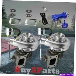 Turbo Charger AbvO[h[VOVohcC^[{[d +u[}jA30 psiu[XgRg[[ Upgrade Racing V-Band Twin Turbo Charger + Blue Manual 30 PSI Boost Controller