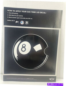 Fuel Gas Tank KXWR^NLbvXebJ[fJ[g~jUSA 8{[2005 BMW Gas Lid Fuel Tank Cap Sticker Decal Trim Mini USA 8 Ball 2005 BMW