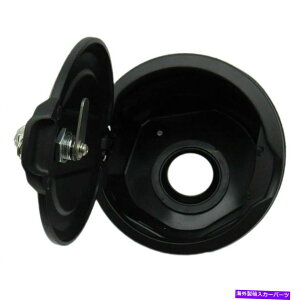 Fuel Gas Tank �u���b�N�K�X�L���b�v�J�o�[���b�N�R���^���N�h�A�J�o�[�̌����X�|�[�c BLACK Gas Cap Cover Locking Fuel Tank Door Cover replace Sport
