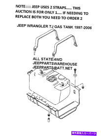 Fuel Gas Tank ジープラングラーTJ燃料ガソリンタンクストラップ、ジープ＃52100235AD、1997-2006、新しい FITS JEEP WRANGLER TJ FUEL GAS TANK STRAP, JEEP # 52100235AD, 1997-2006, NEW