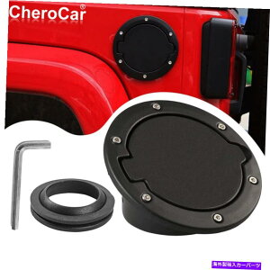 Fuel Gas Tank 2007+W[vO[JKANZT[̃A~jEKXLbvRtB[hAJo[P Aluminum Gas Cap Fuel Filler Door Cover for 2007+Jeep Wrangler JK Accessories P