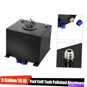 Fuel Gas Tank A~jEubNR[eBO5KRdrK\^Ntx̃[X/htg Aluminum Black Coated 5 Gallon Fuel Cell Gas Tank w/Level Sender Racing/Drifting