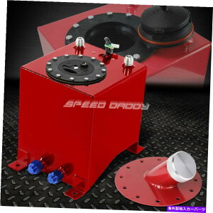 Fuel Gas Tank 2.5K̐ԂR[eBOA~jERdrK\^N+xZ_[+45°tBlbN 2.5 GALLON RED COATED ALUMINUM FUEL CELL GAS TANK+LEVEL SENDER+45°FAST FILL NECK