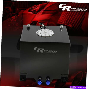 Fuel Gas Tank 5K/18.8LyʃR[eBOA~jEKXRdr^N+xZ_[ 5 GALLON/18.8L LIGHTWEIGHT BLACK COATED ALUMINUM GAS FUEL CELL TANK+LEVEL SENDER