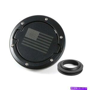 Fuel Gas Tank RtB[hAJo[W[vO[JKAJtbO2007-2016̃K\^NLbv Fuel Filler Door Cover Gas Tank Cap for Jeep Wrangler JK American Flag 2007-2016