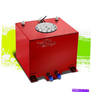 Fuel Gas Tank 5K/18.8Lyʂ̐ԃA~jEKXRdr^N+M12 "x12" x8 " 5 GALLON/18.8L LIGHTWEIGHT RED ALUMINUM GAS FUEL CELL TANK+SENDER 12"X12"X8"