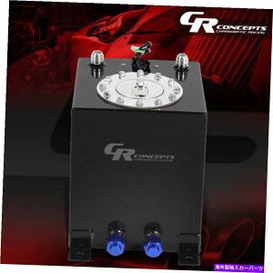 Fuel Gas Tank 2.5K/9.5LyʃubNR[gA~jEKXRdr^N+xZ_[ 2.5 GALLON/9.5L LIGHTWEIGHT BLACK COAT ALUMINUM GAS FUEL CELL TANK+LEVEL SENDER