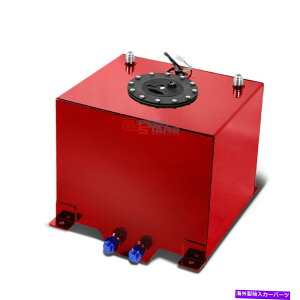 Fuel Gas Tank 5KyʐԃA~jEKXRdr^N+xZ_[12 "x12" x8 " 5 GALLON LIGHTWEIGHT RED ALUMINUM GAS FUEL CELL TANK+LEVEL SENDER 12"X12"X8"