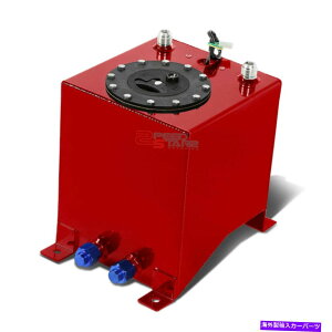 Fuel Gas Tank 2.5KyʐԃA~jEKXRdr^N+xZ_[8x8.25x10 " 2.5 GALLON LIGHTWEIGHT RED ALUMINUM GAS FUEL CELL TANK+LEVEL SENDER 8X8.25X10"