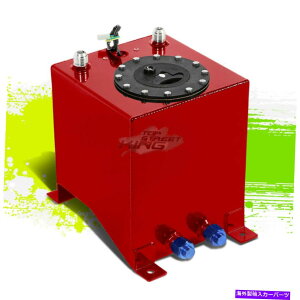 Fuel Gas Tank 2.5Ǩyʃ[XbhA~jEKXRdr^N+M8x8.25x10 " 2.5 GALLON LIGHTWEIGHT RACE RED ALUMINUM GAS FUEL CELL TANK+ SENDER 8X8.25X10"