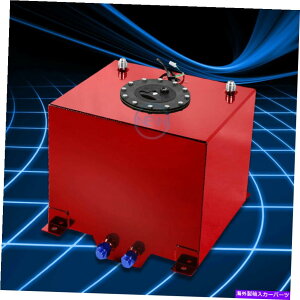Fuel Gas Tank 5ǨyʃR[eBOA~jEKXRdr^N+xMjbg 5 Gallon Lightweight Red Coated Aluminum Gas Fuel Cell Tank+Level Sending Unit