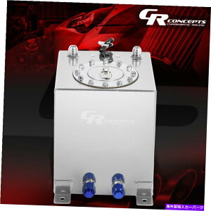 Fuel Gas Tank 2.5K/9.5LyʐA~jEKXRdr^N+xZ_[ 2.5 GALLON/9.5L LIGHTWEIGHT POLISHED ALUMINUM GAS FUEL CELL TANK+LEVEL SENDER