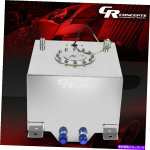 Fuel Gas Tank 5K/18.8LyʐA~jEKXRdr^N+xZ_[ 5 GALLON/18.8L LIGHTWEIGHT POLISHED ALUMINUM GAS FUEL CELL TANK+LEVEL SENDER