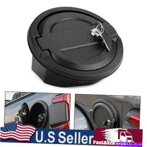 Fuel Gas Tank O[JL Unlimited 2018+ USAp̃KX^NLbvRtB[hAJo[̃bN Locking Gas Tank Cap Fuel Filler Door Cover for Wrangler JL Unlimited 2018+ USA