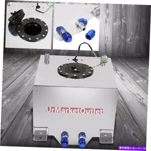 Fuel Gas Tank |bVA~jE5K/18.8LKXRdr^N/ubNLbvhA+xZ_[ Polish Aluminum 5 Gallon/18.8L Gas Fuel Cell Tank/Black Cap Door+Level Sender