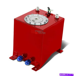 Fuel Gas Tank 2.5K/9.5L[VOԃA~jEKXRdr^N+xZ_[8x8.25x10 " 2.5 GALLON/9.5L RACING RED ALUMINUM GAS FUEL CELL TANK+LEVEL SENDER 8X8.25X10"