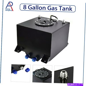 Fuel Gas Tank 8K30.5L[VORdrK\^Nw/LbvxZ_[A~jE 8 Gallon 30.5L Racing Fuel Cell Gas Tank w/ Cap & Level Sender Polished Aluminum