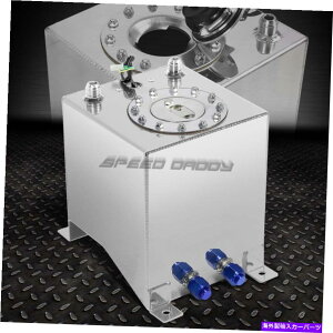 Fuel Gas Tank 2.5K/9.5L|bVꂽA~jE[XhtgRdrK\^N+xZ_[ 2.5 GALLON/9.5L POLISHED ALUMINUM RACING DRIFT FUEL CELL GAS TANK+LEVEL SENDER