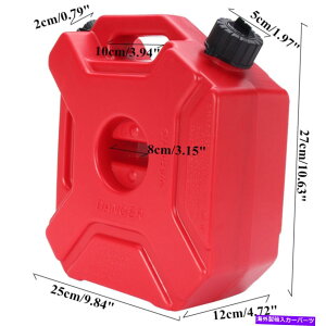 Fuel Gas Tank 5LICKX͗e\ł܂|bgRÎ~܂̓^NpbNR⋋܂w/ lock red us 5L Oil Gas Can Spare Container Pot Anti-static Can Fuel Tank Pack W/ Lock Red US