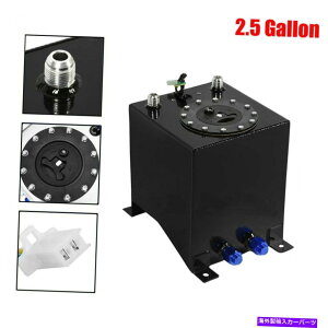 Fuel Gas Tank ubN2.5KYRdrK\^N+xZ_[R[eBOA~jE[X Black 2.5 Gallon Drifting Fuel Cell Gas Tank+level Sender Coated Aluminum Racing