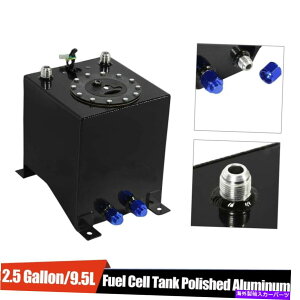 Fuel Gas Tank ^NA~jEhtgRdrKX2.5KxZ_[R[eBO[X Tank Aluminum Drifting Fuel Cell Gas 2.5 Gallon & Level Sender Coated Racing